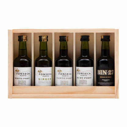 Fonseca 5 Port Wines in Wooden Box