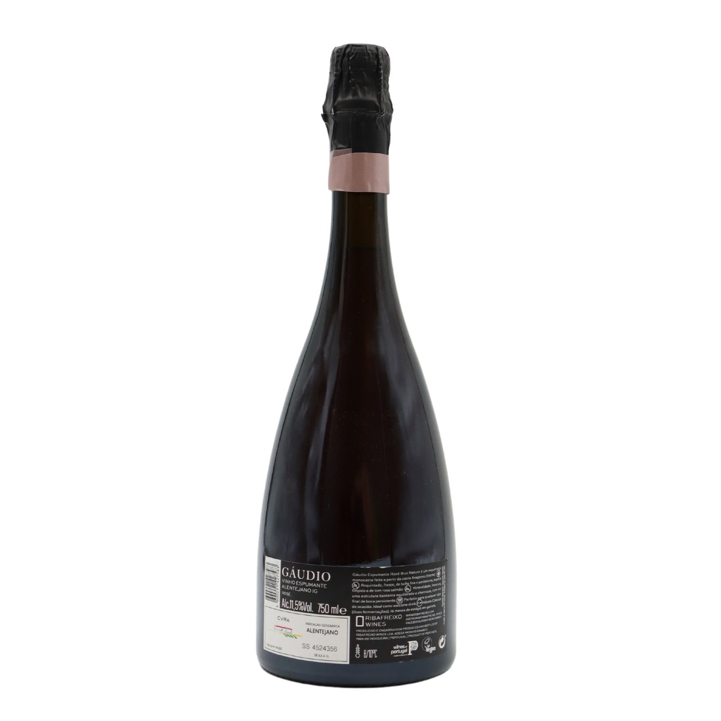 Gáudio Bruto Nature Rosé Espumante 2018