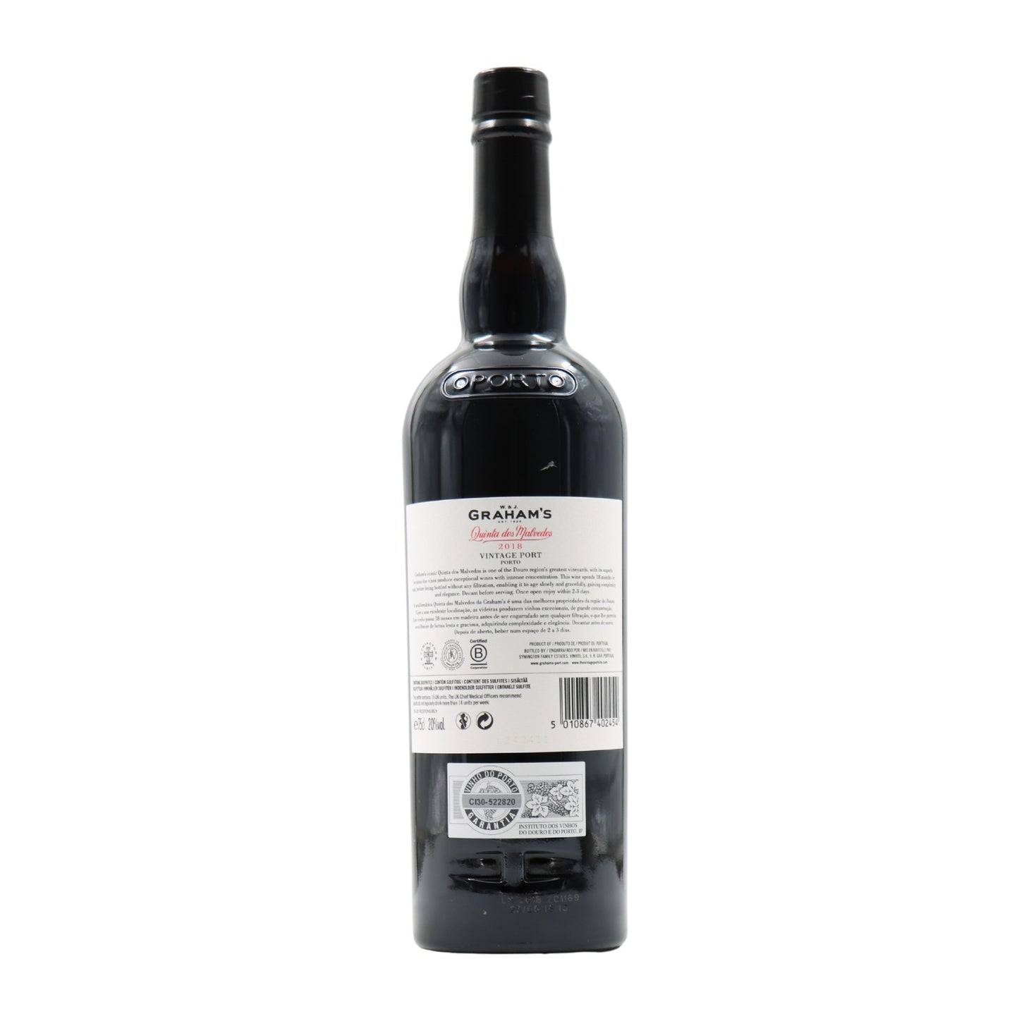 Grahams Quinta dos Malvedos Vintage Port 2018
