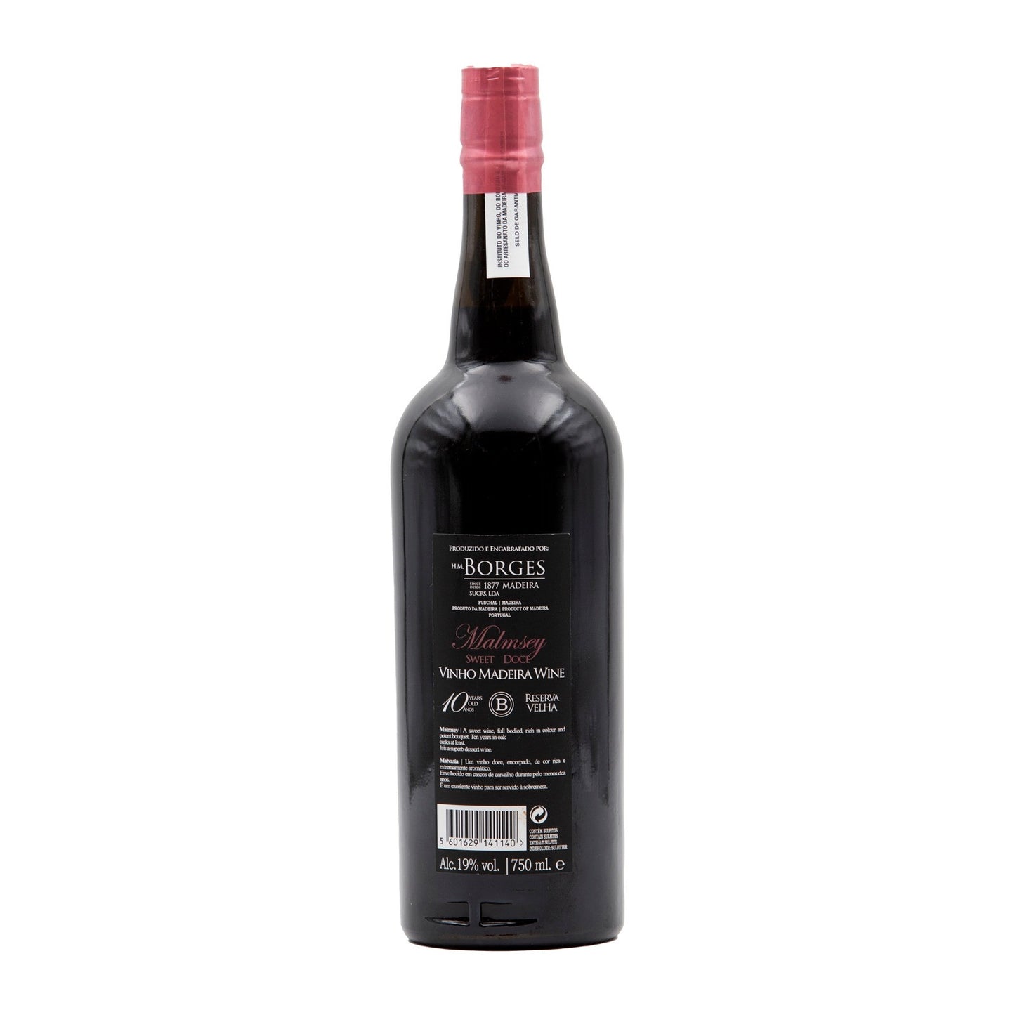 H M Borges Malmsey 10 Anos Madeira