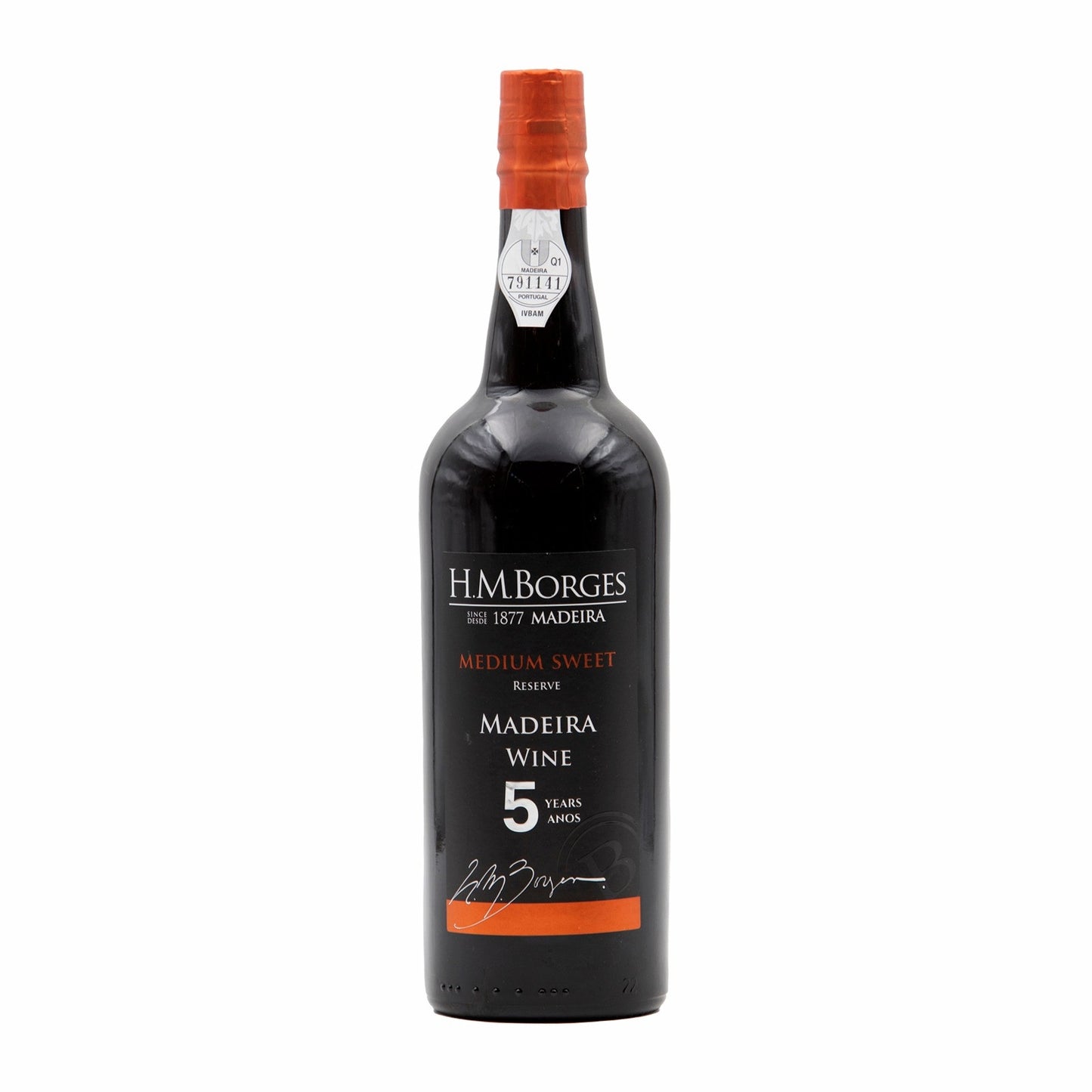 H M Borges Reserva 5 Anos Meio Doce Madeira