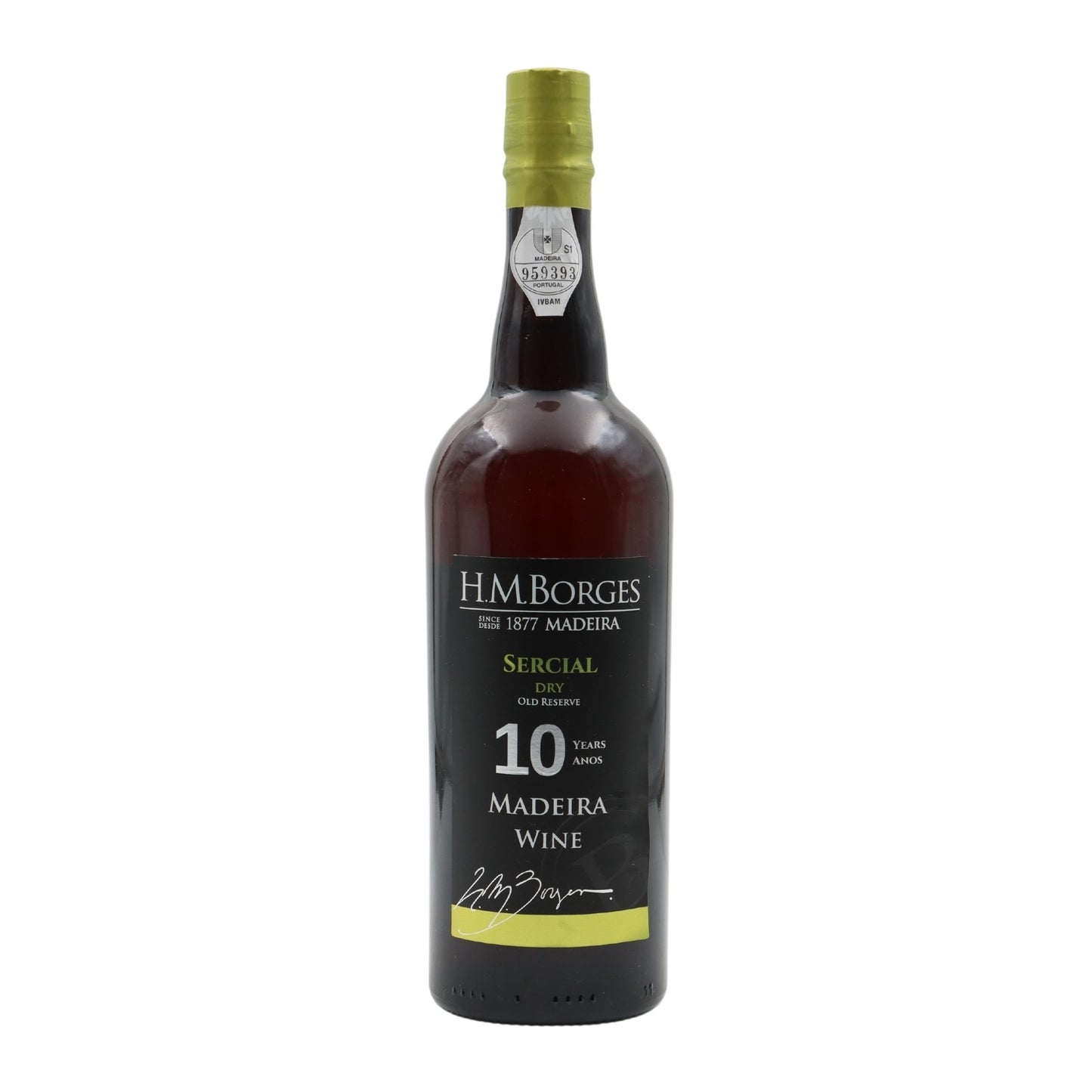 H M Borges Sercial 10 Anos Madeira