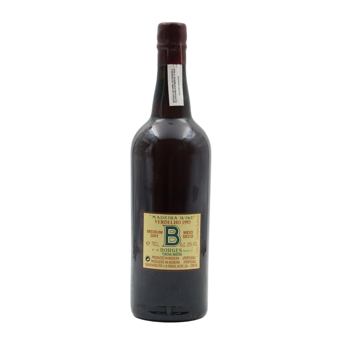 HM Borges Verdelho Madeira Harvest 1993