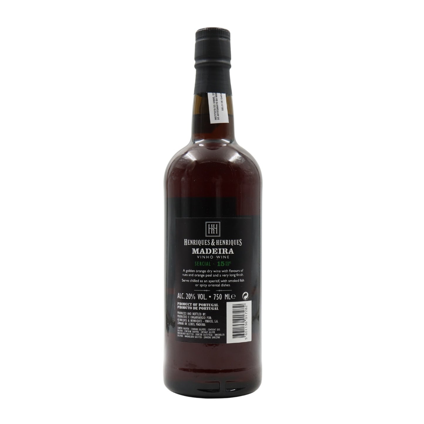Henriques Henriques Sercial 15 anos Madeira