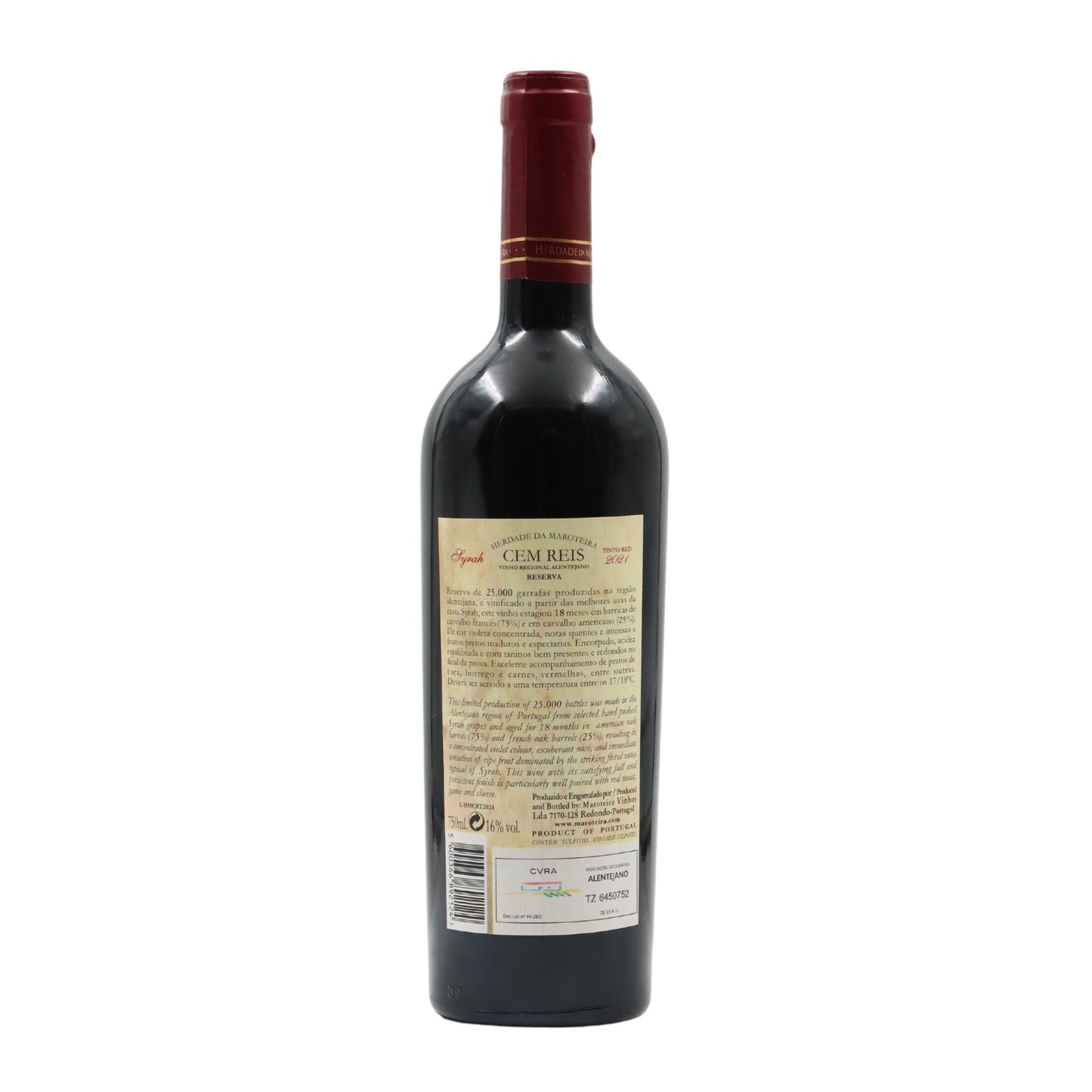 Herdade da Maroteira 100 Reis Tinto