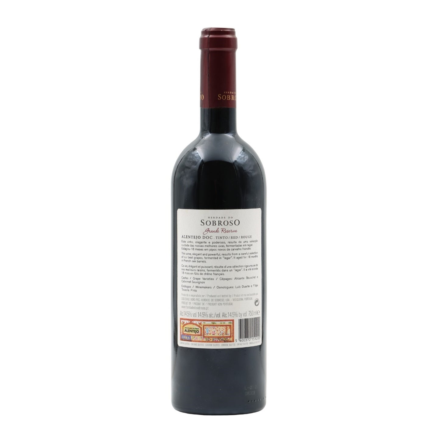 Herdade do Sobroso Grand Reserve Red 2021