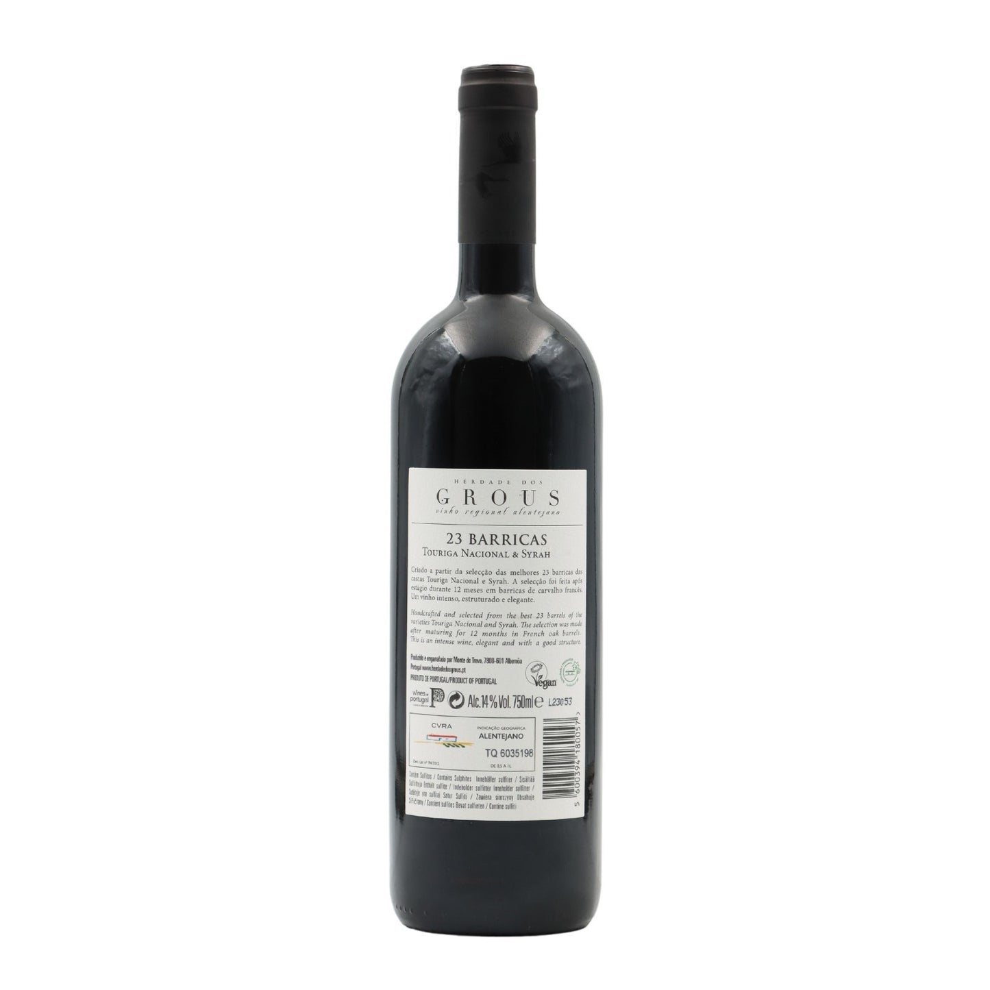 Herdade Grous 23 Barricas Red 2022