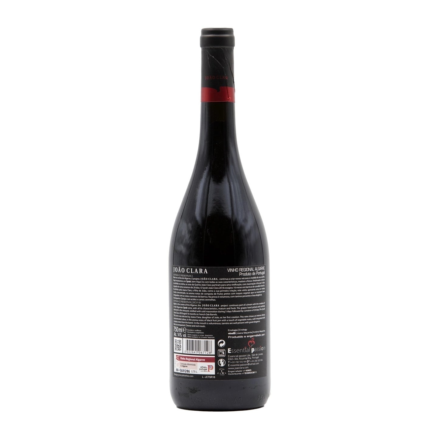 João Clara Syrah Reserve Red 2019