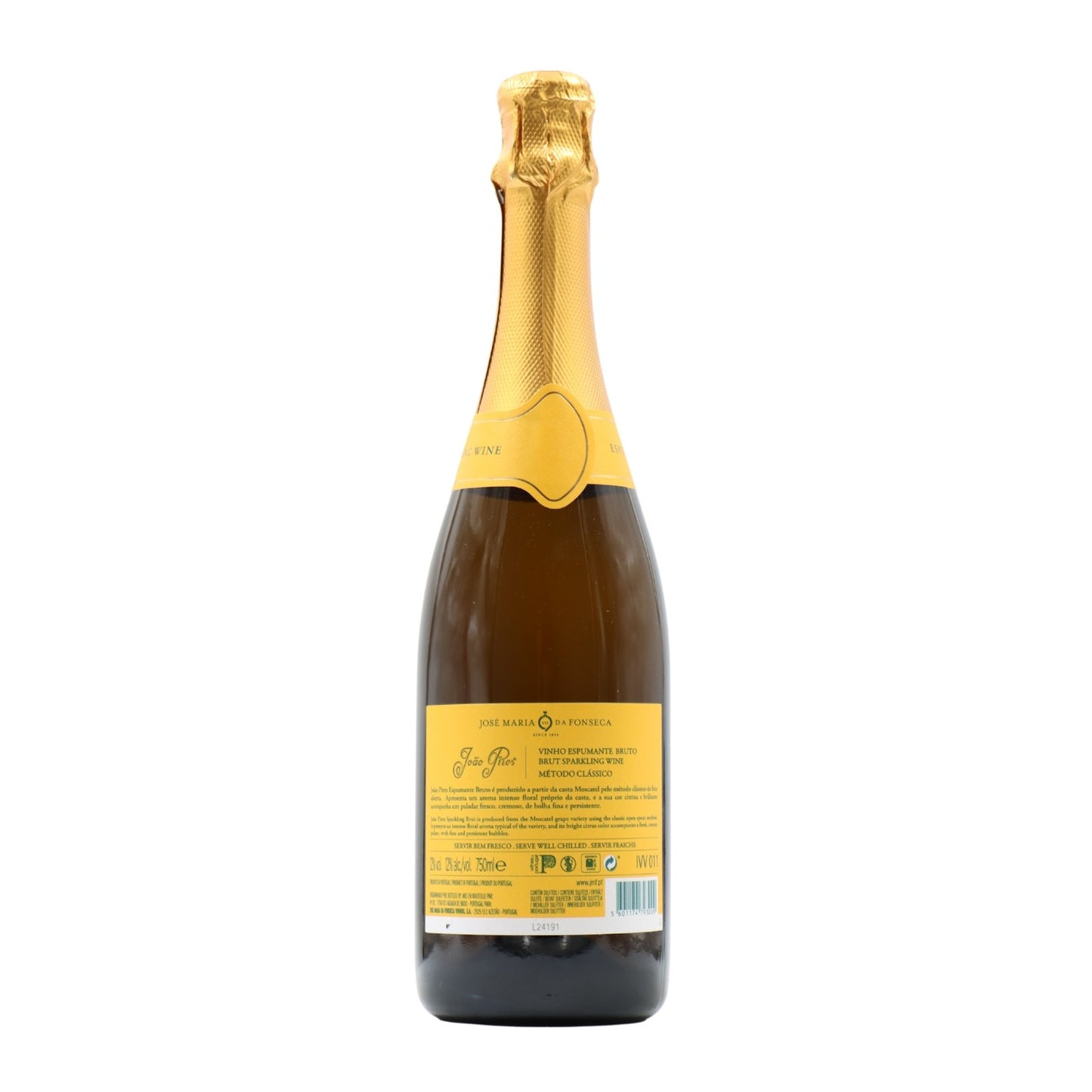 João Pires White Brut Sparkling Wine 2022