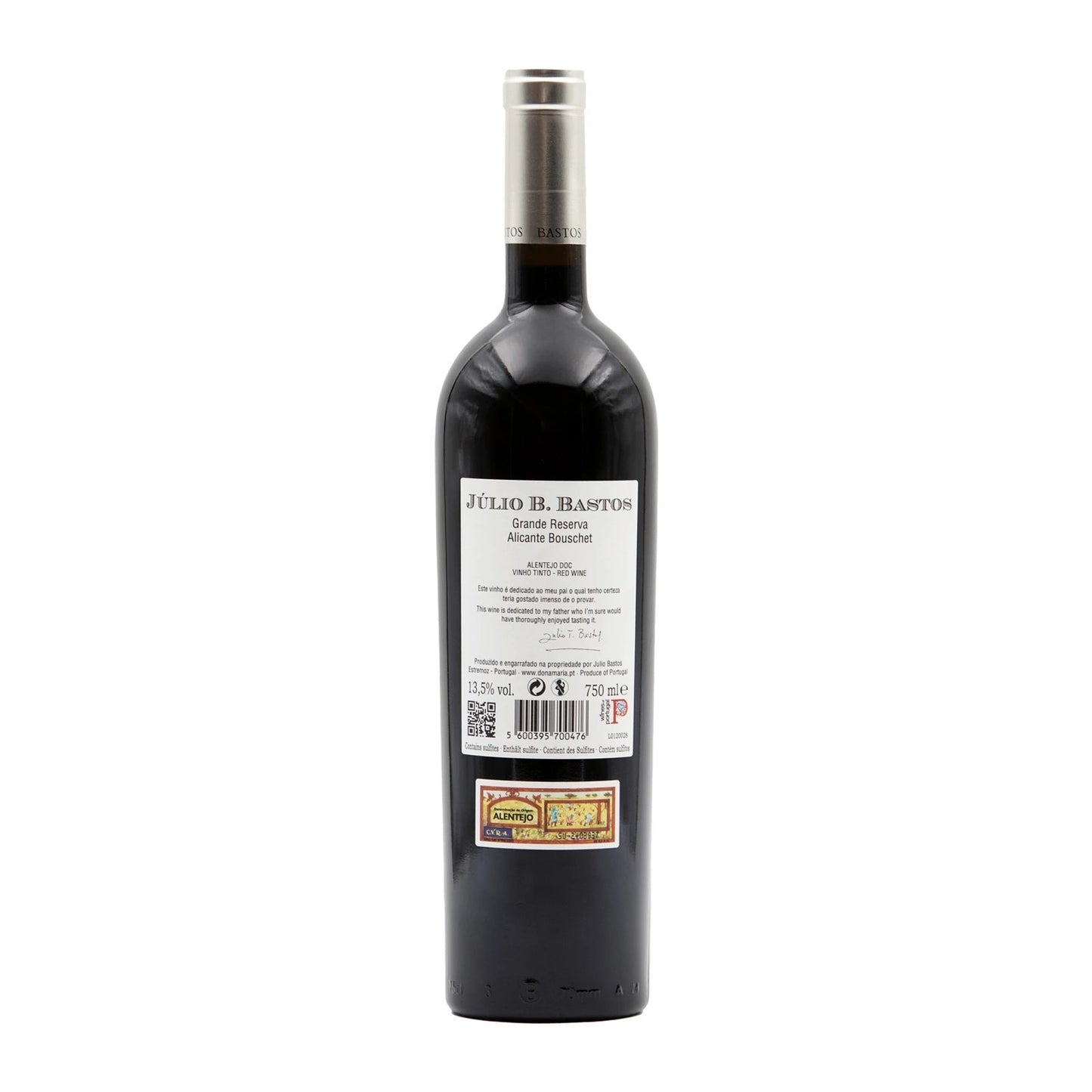 Julio Bastos Alicante Bouschet Grande Reserva Tinto 2015