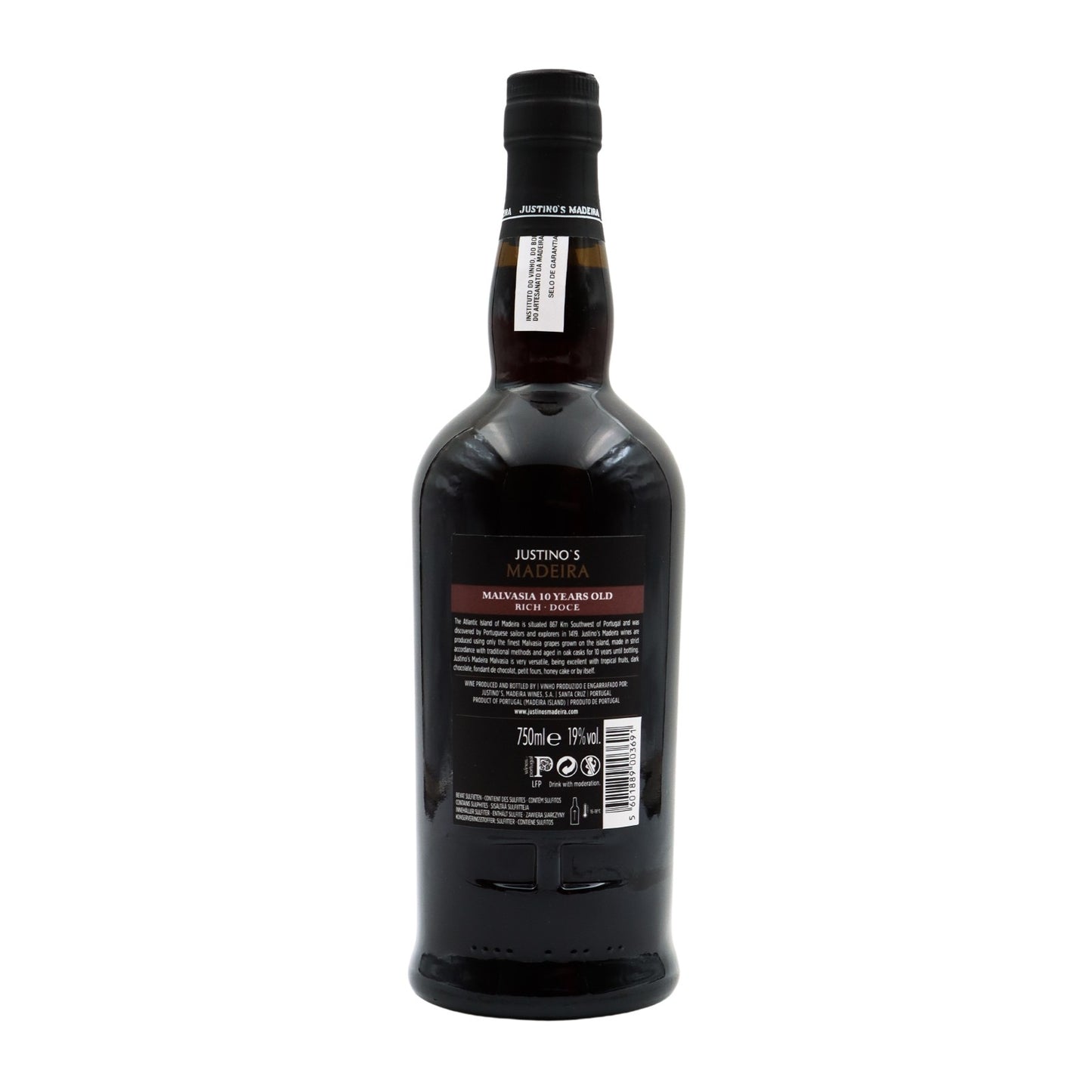 Justinos 10 Years Malmsey Madeira