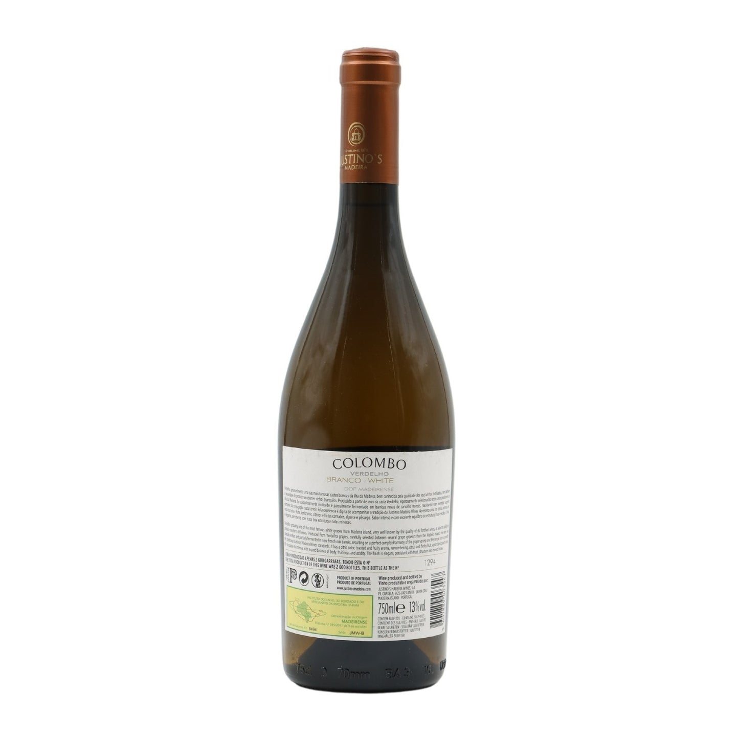 Justinos Colombo Verdelho White 2017