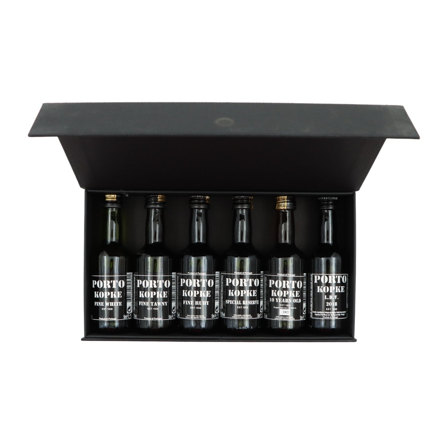 Kopke 6 Vinhos do Porto em caixa de cartão
