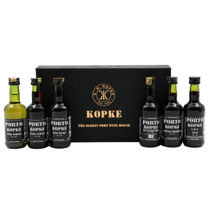 Kopke 6 Vinhos do Porto em caixa de cartão