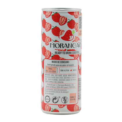 Licor Beirão Morangão in a can
