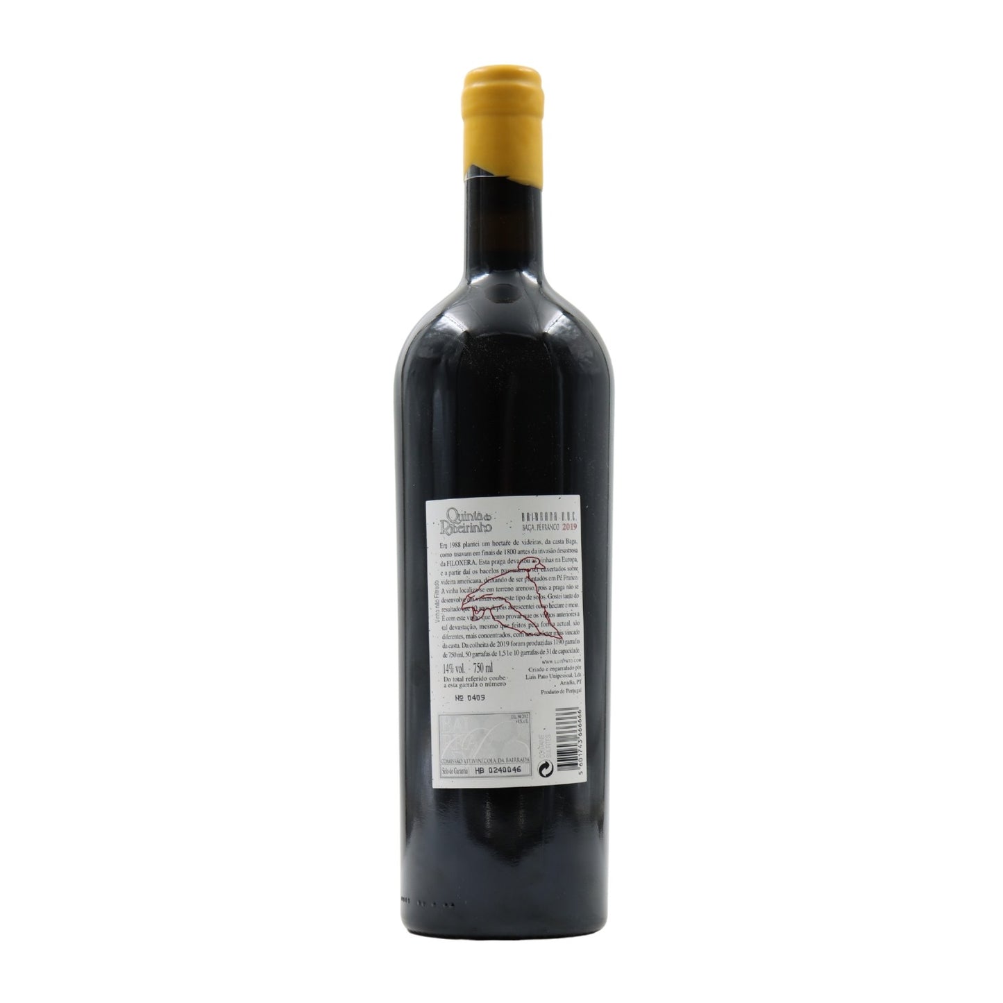 Luis Pato Quinta do Ribeirinho Pé Franco Tinto 2019