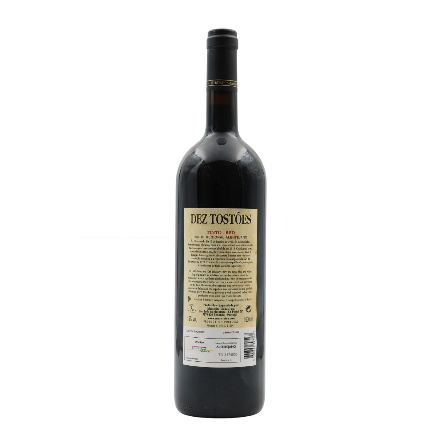 Magnum Herdade da Maroteira 10 Tostões Tinto 2019