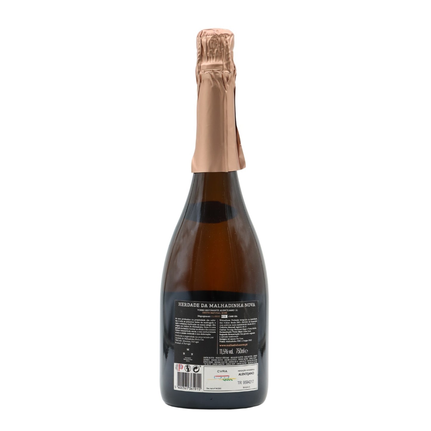 Malhadinha Bruto Nature Rosé Espumante 2017