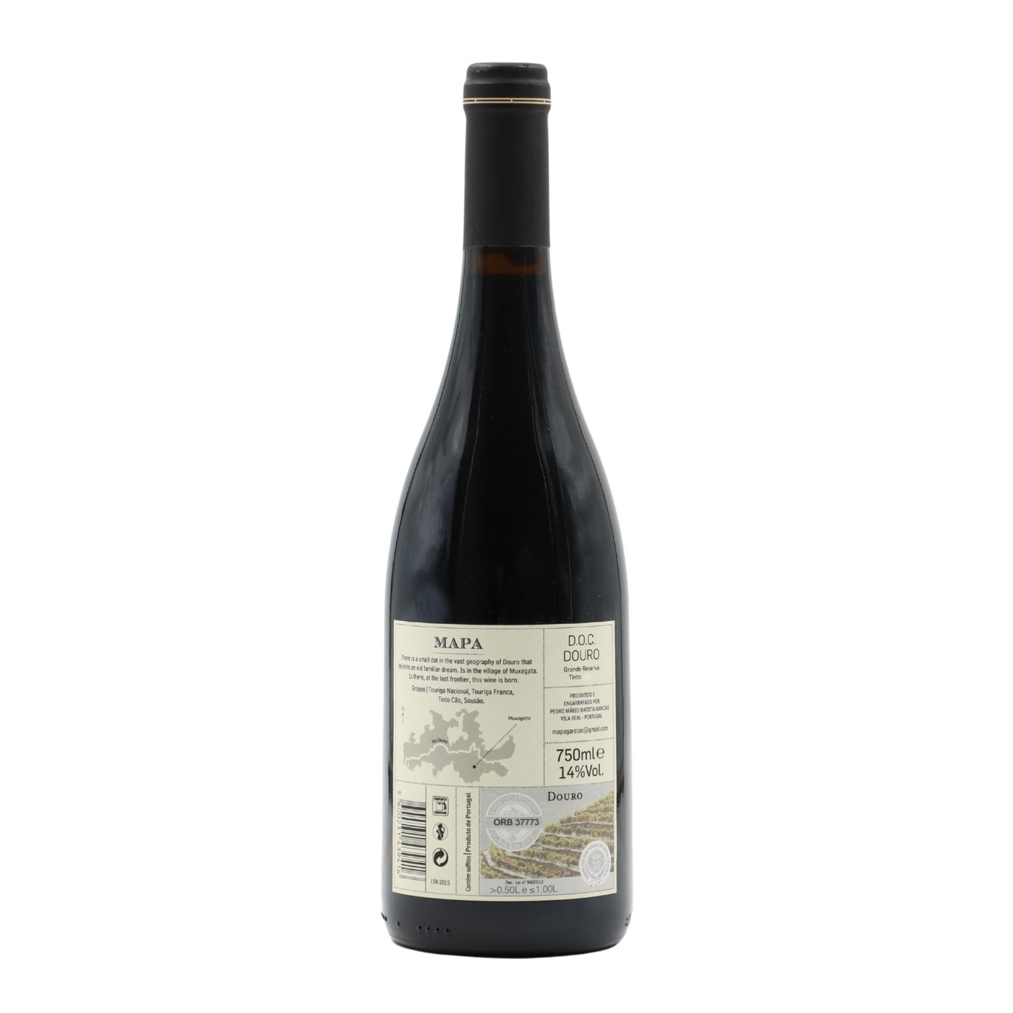 Mapa Grande Reserva Tinto 2018