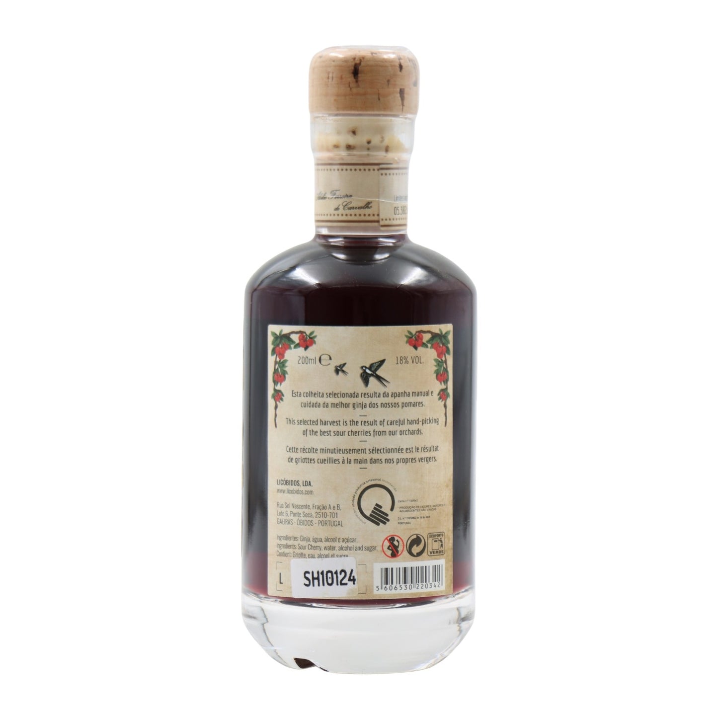 Mariquinhas Ginja with Gourmet Fruit 200ml