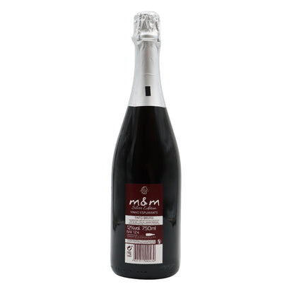 M&amp;M Silver Edition Brut Sparkling Red Wine