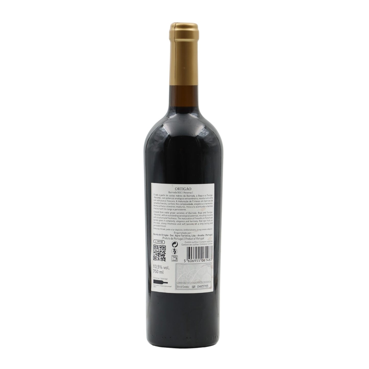 Ortigão Baga Touriga Nacional Reserva Tinto 2016