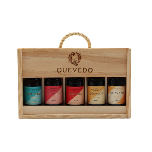 Quevedo 5 Vinhos do Porto em estojo premium