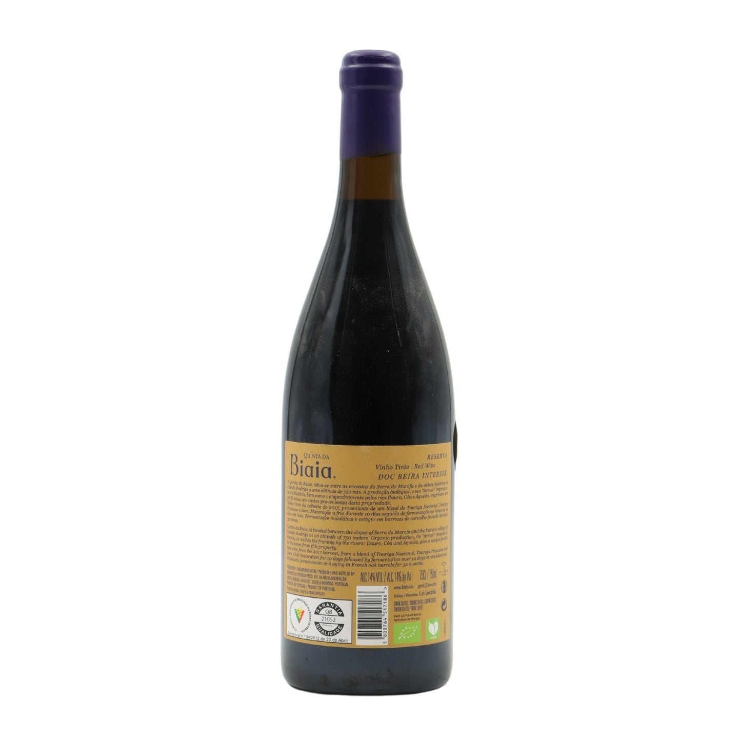 Quinta da Biaia Biologic Reserva Tinto 2017