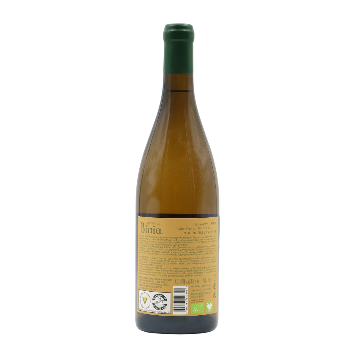 Quinta da Biaia Biologic Reserve White 2019