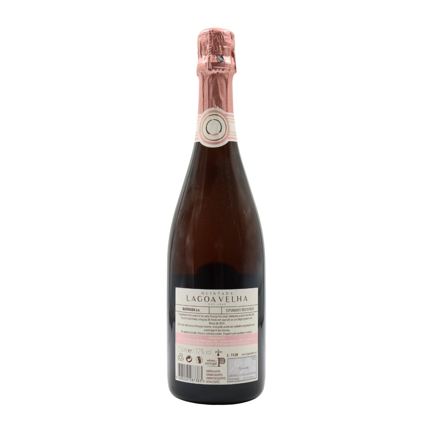 Quinta da Lagoa Velha Touriga Nacional Rosé Sparkling Wine 2020