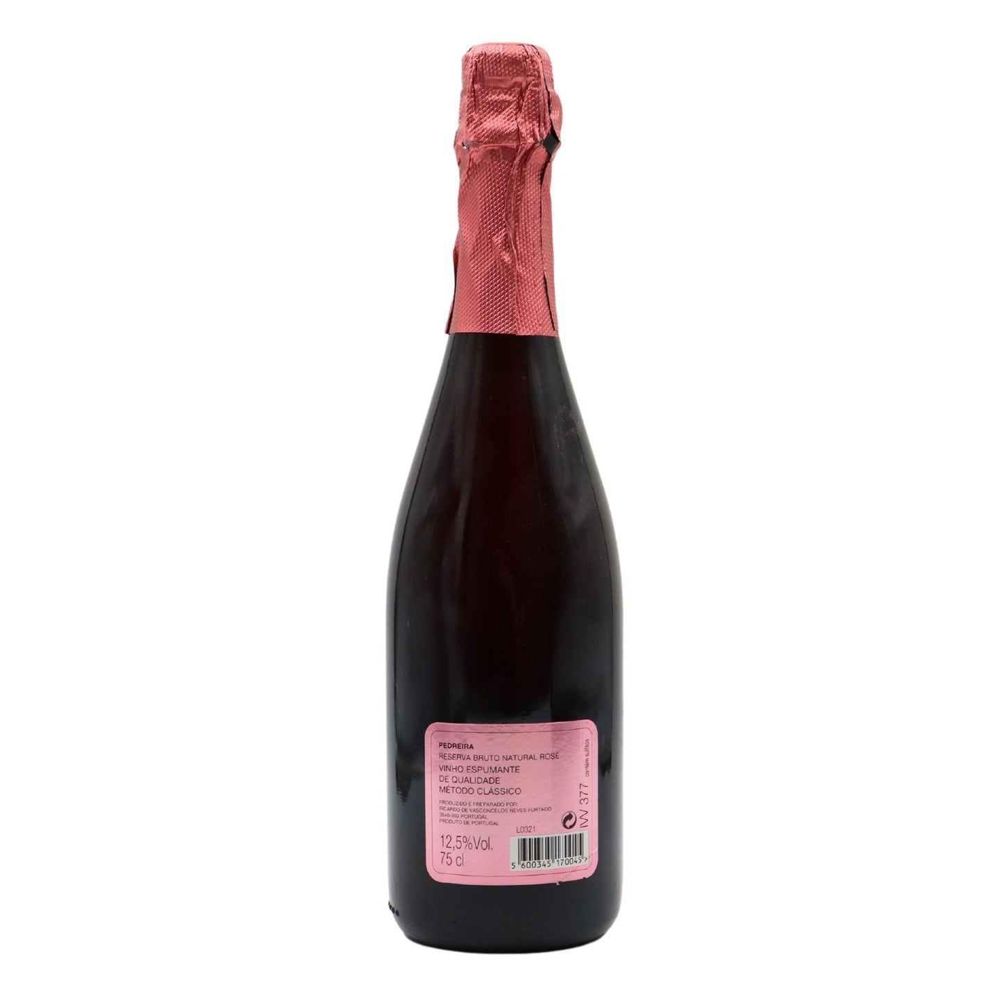 Quinta da Pedreira Rosé Reserve Brut Nature Sparkling Wine 2018