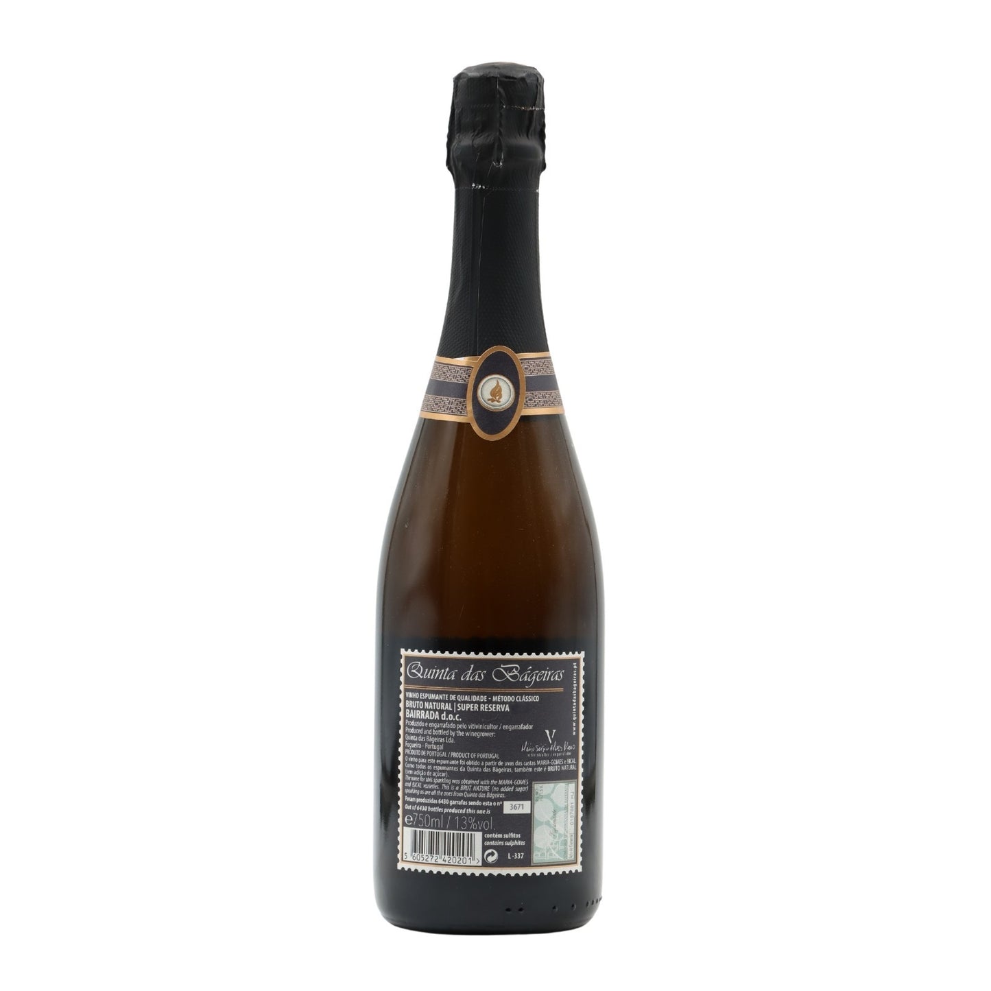 Quinta das Bágeiras Super Reserve Brut Sparkling Wine 2021