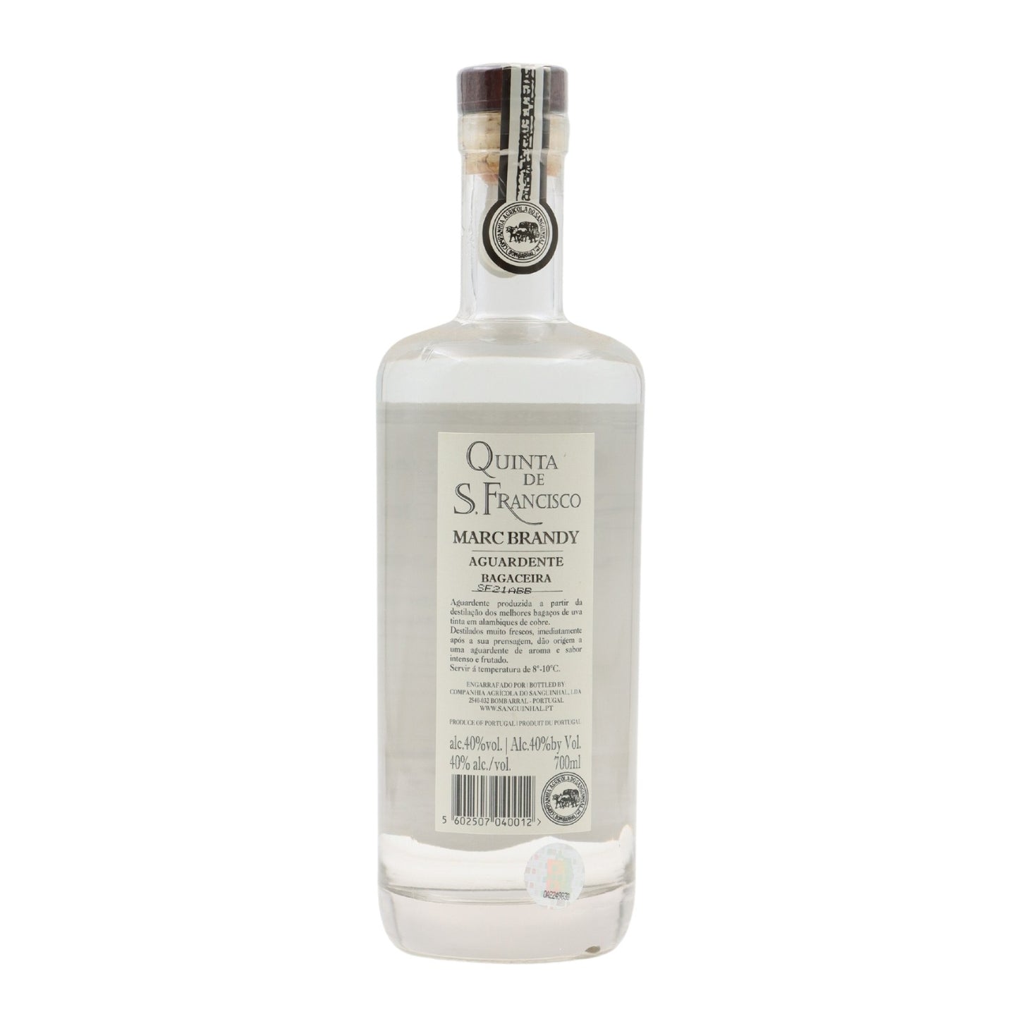 São Francisco Farm Bagaceira Brandy