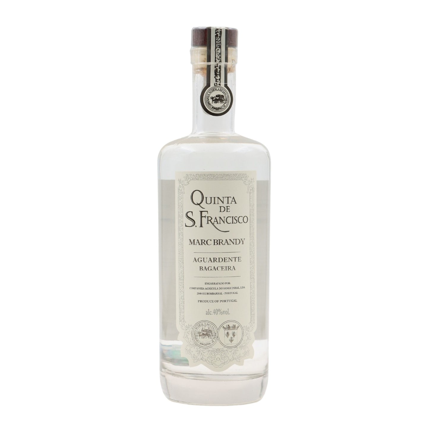 São Francisco Farm Bagaceira Brandy