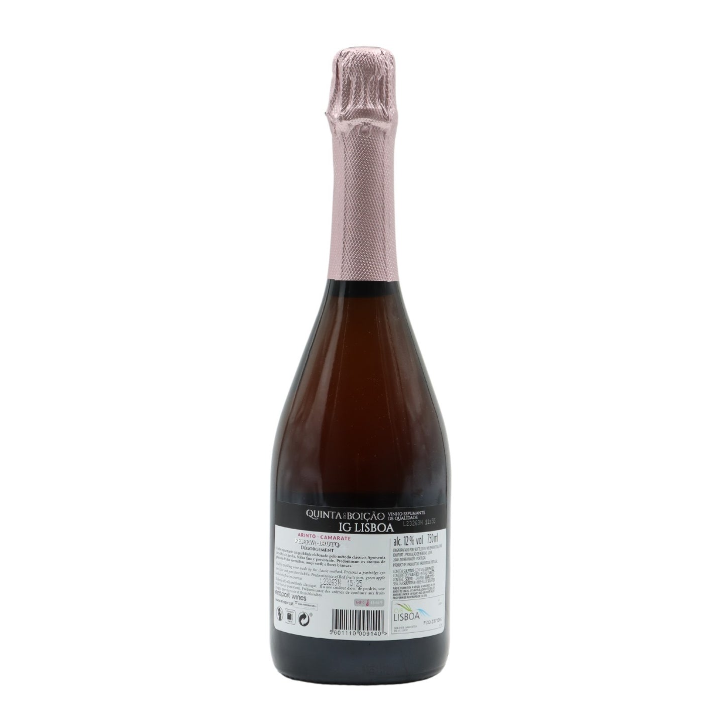 Quinta do Boição Arinto Camarate Reserva Rosé Brut Sparkling Wine 2021