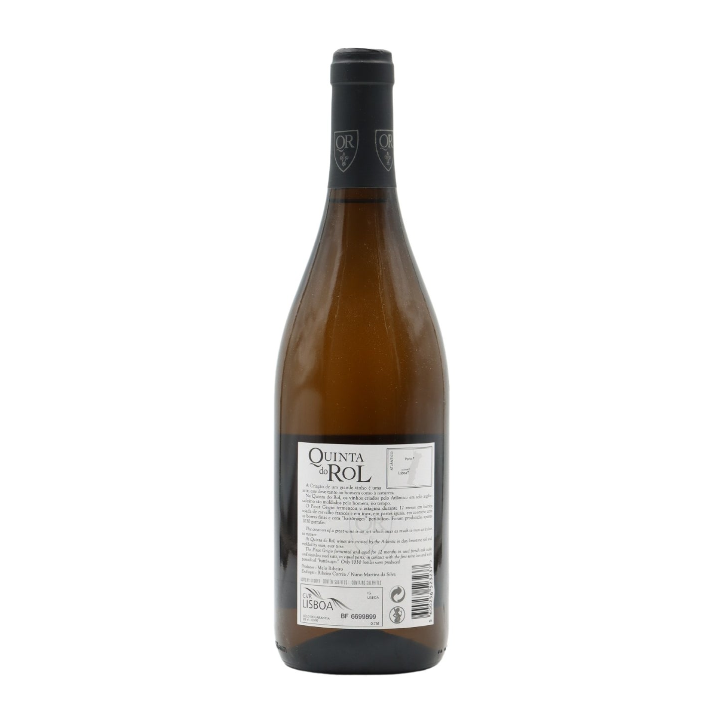 Quinta do Rol Pinot Grigio Barrica White 2014