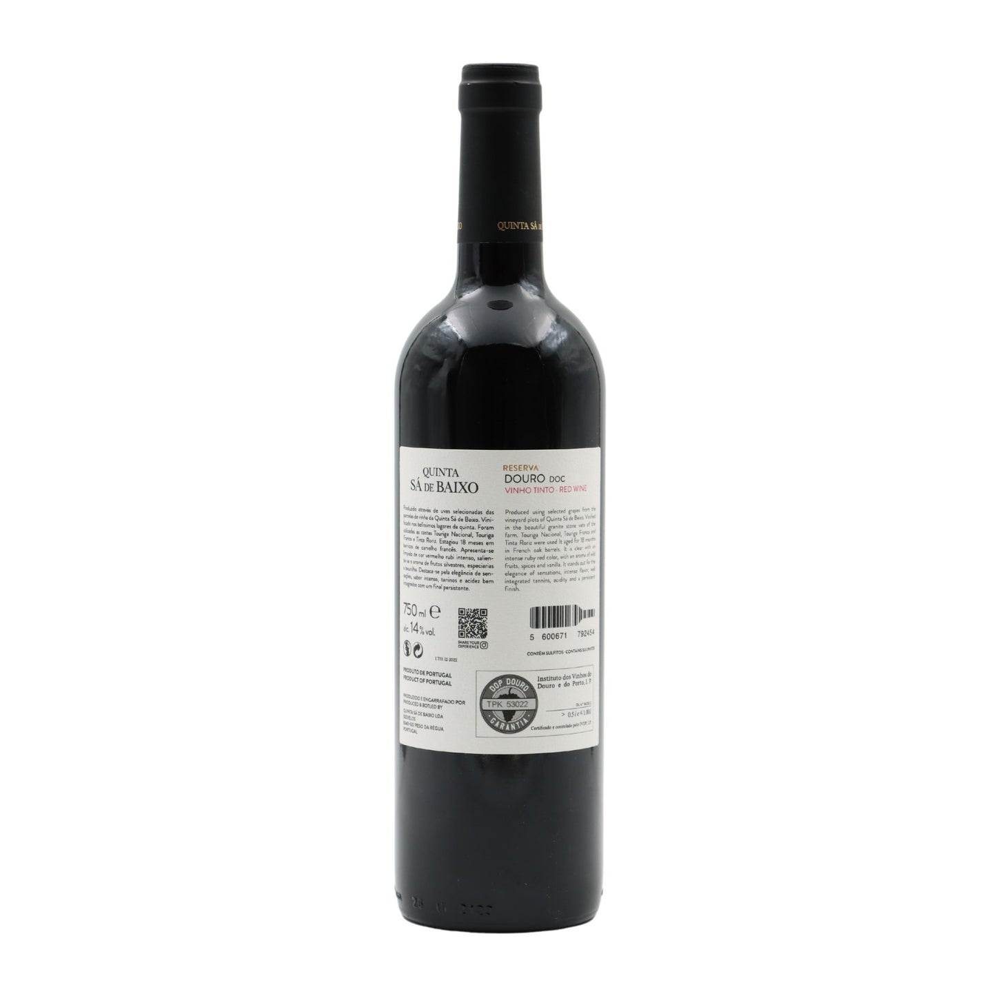 Quinta Sá de Baixo Reserva Tinto 2019