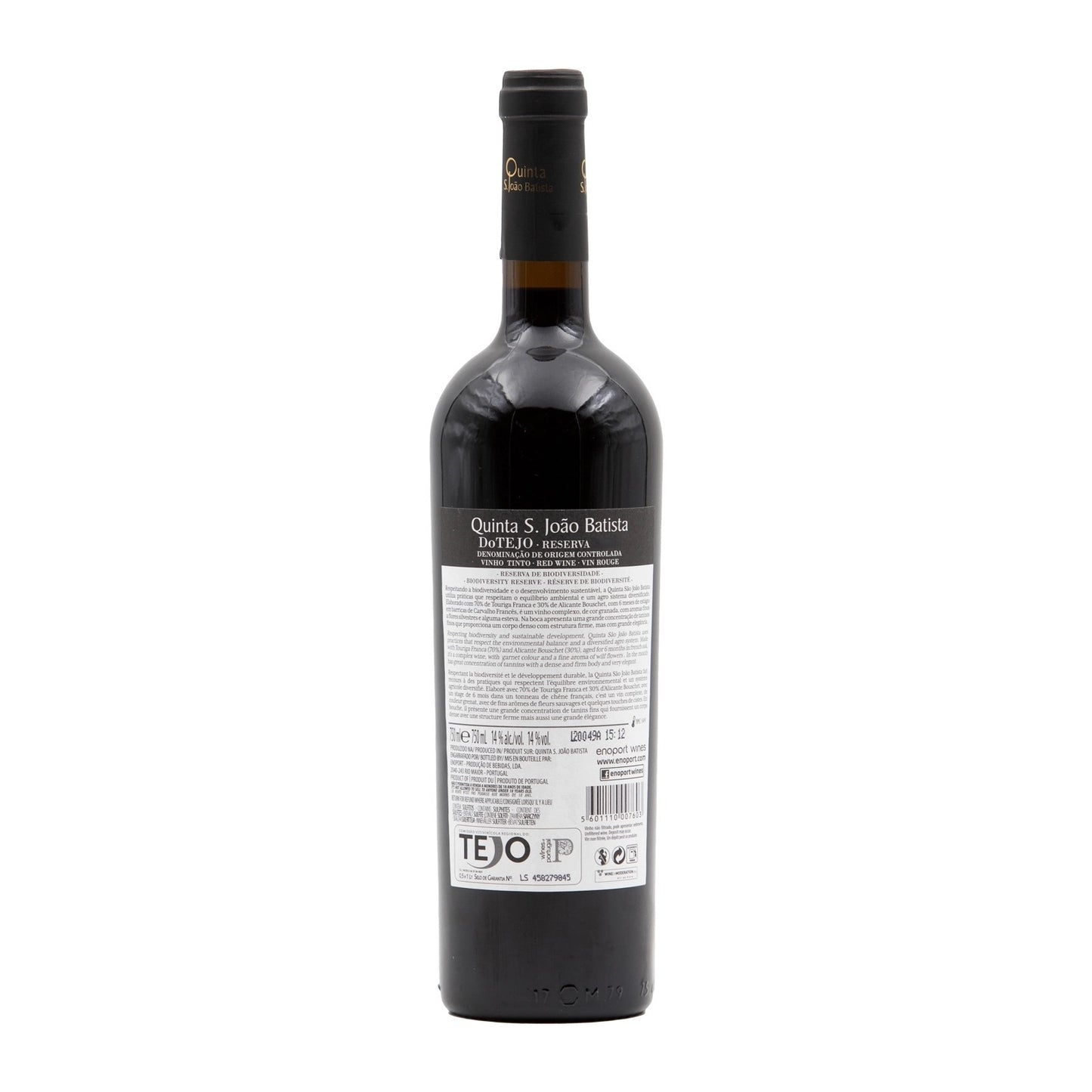 Quinta São João Batista Alicante Bouschet Touriga Franca Reserva Tinto 2016