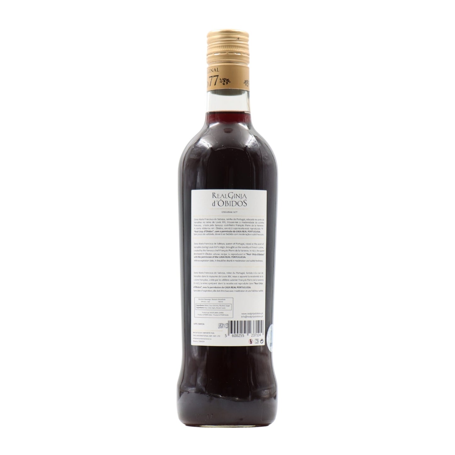 Real Ginja D'Obidos Cherry Liqueur