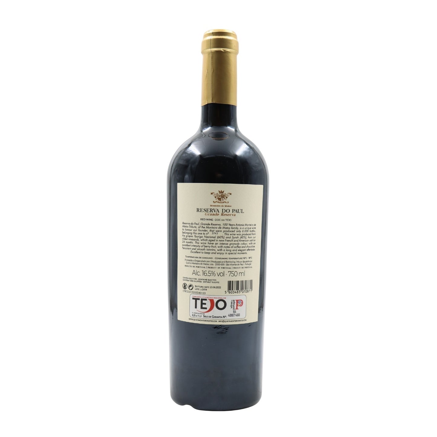 Reserva do Paul Grande Reserva Tinto 2019