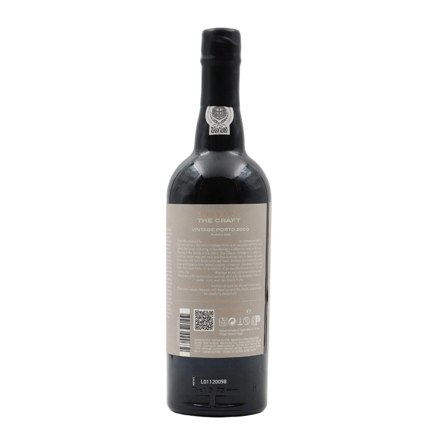 Sandeman 225Y Craft Vintage Porto 2000