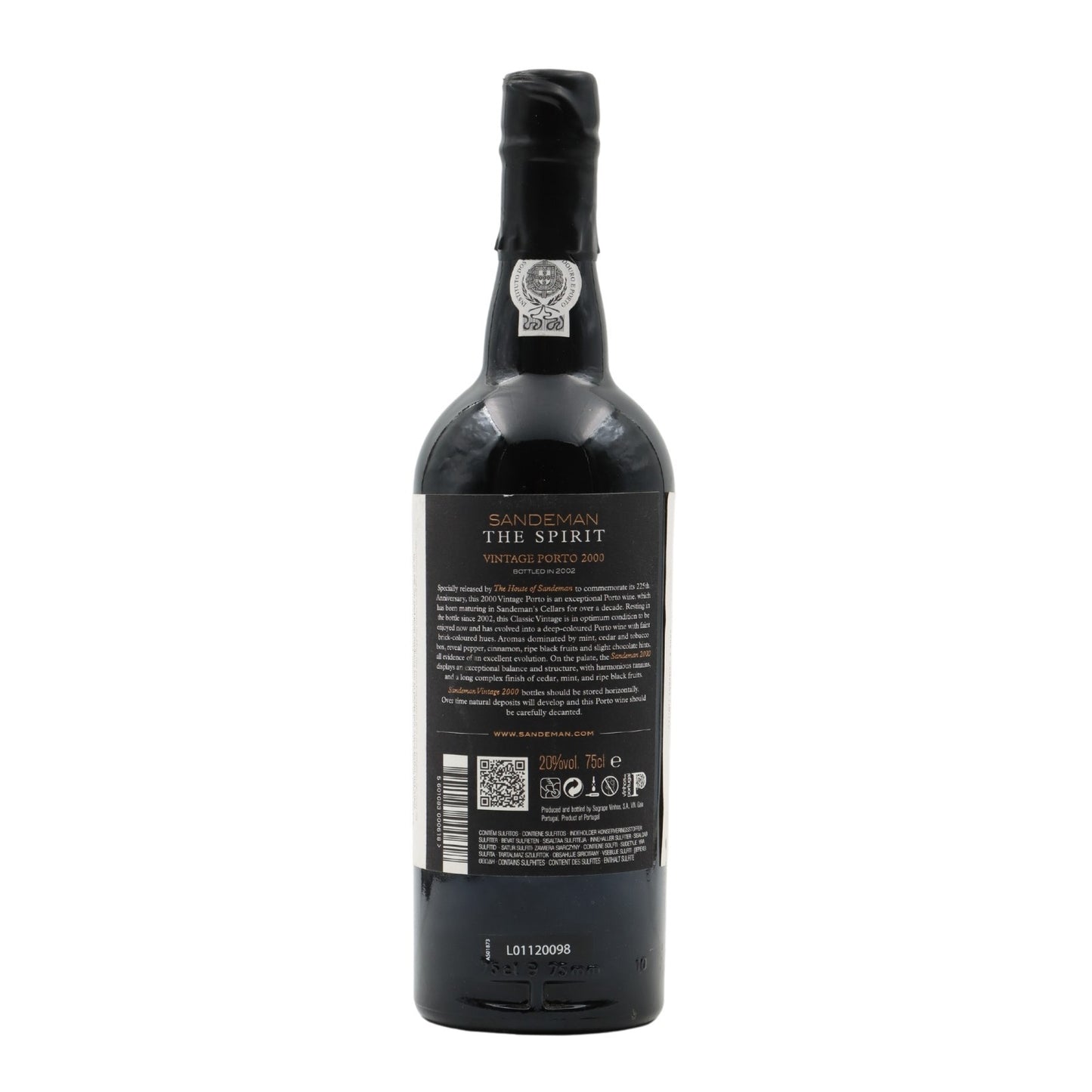 Sandeman 225Y The Spirit Vintage Porto 2000