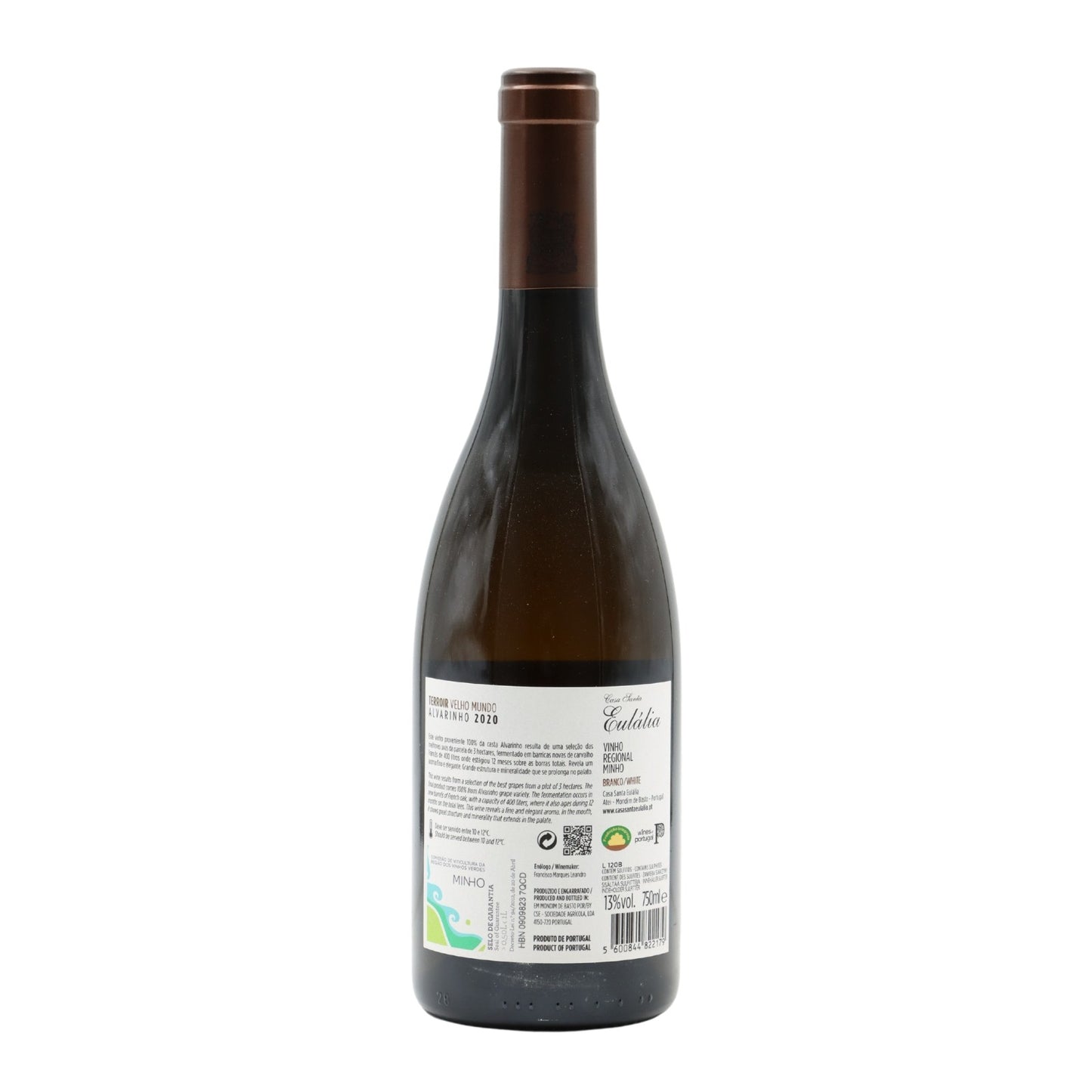 Santa Eulália Terroir Velho Mundo Alvarinho Branco 2020