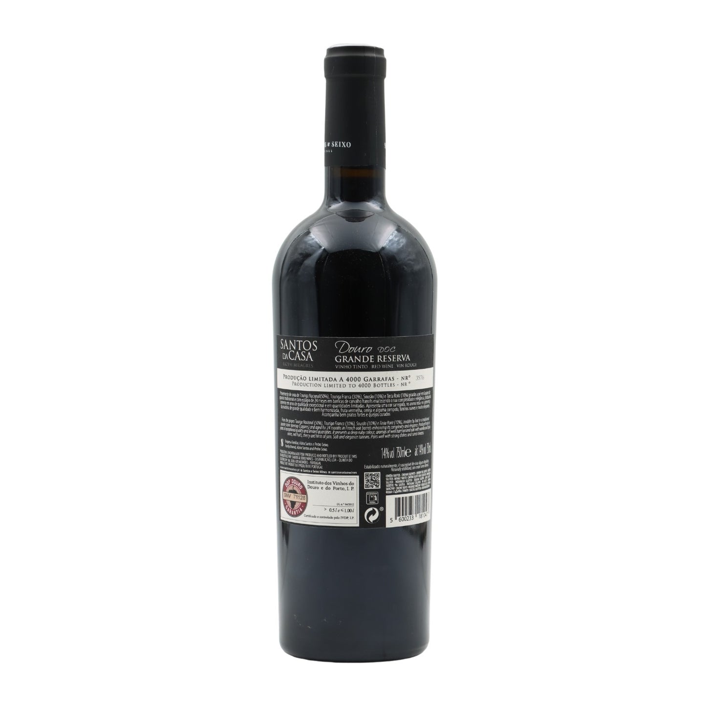 Santos da Casa Douro Grande Reserva Tinto 2018