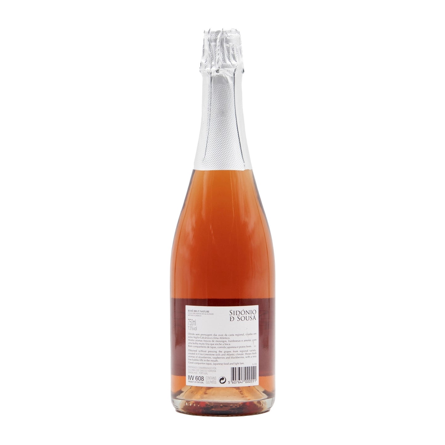 Sidónio de Sousa Bruto Nature Rosé Sparkling Wine