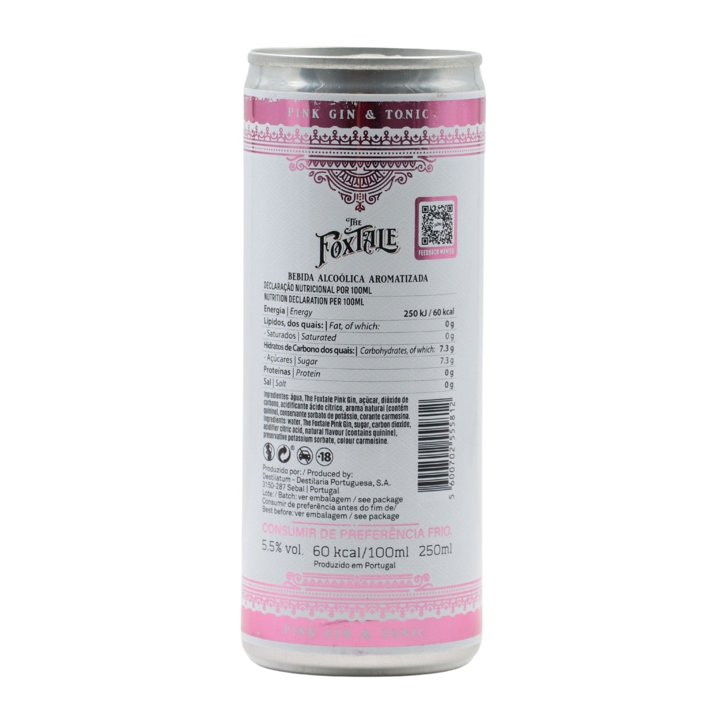 The Foxtale Pink Gin&amp;Tonic in can