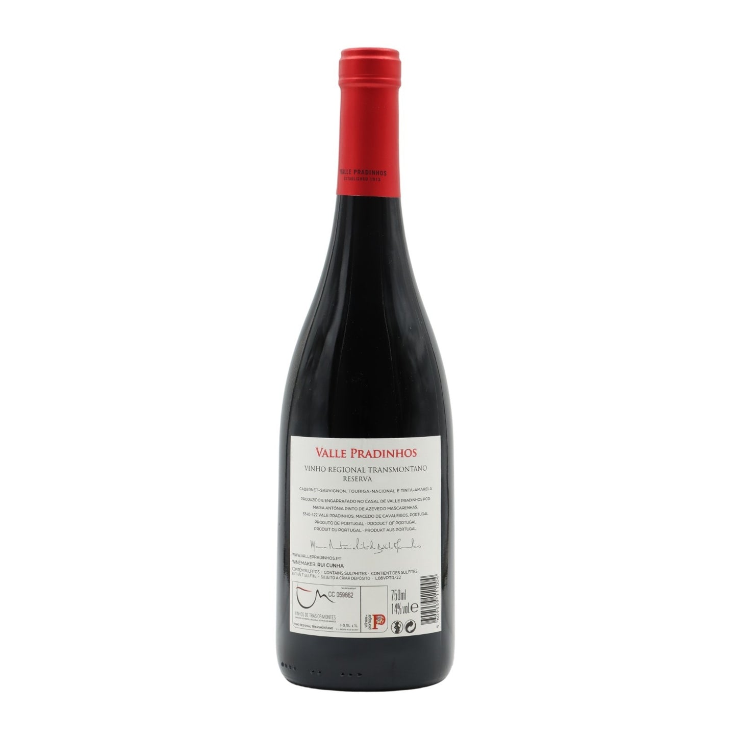 Valle Pradinhos Reserve Red 2022