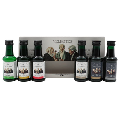 Velhotes 6 Vinhos do Porto em caixa de oferta