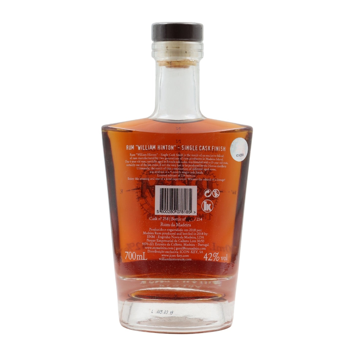 William Hinton 6 anos Whisky Single Cask Rum
