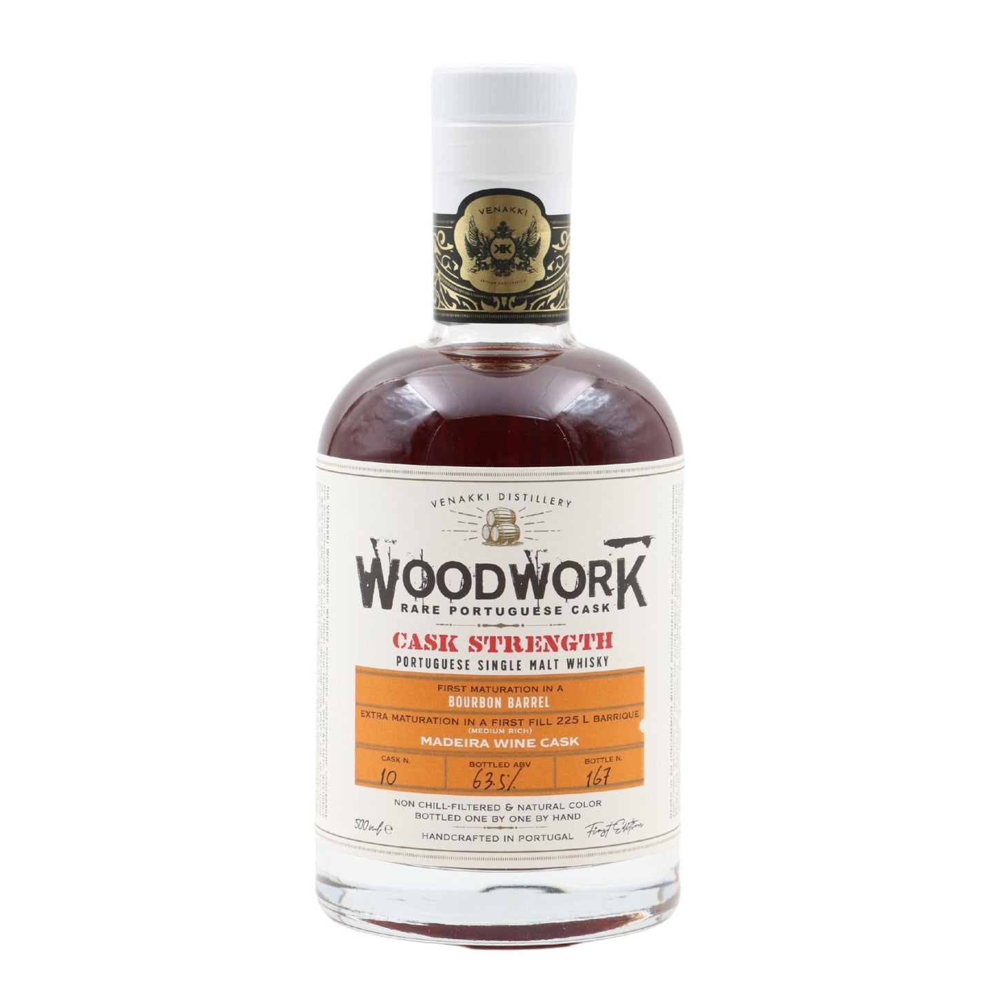 Woodwork Single Malt Whisky Cask of Madeira Wine No. 10